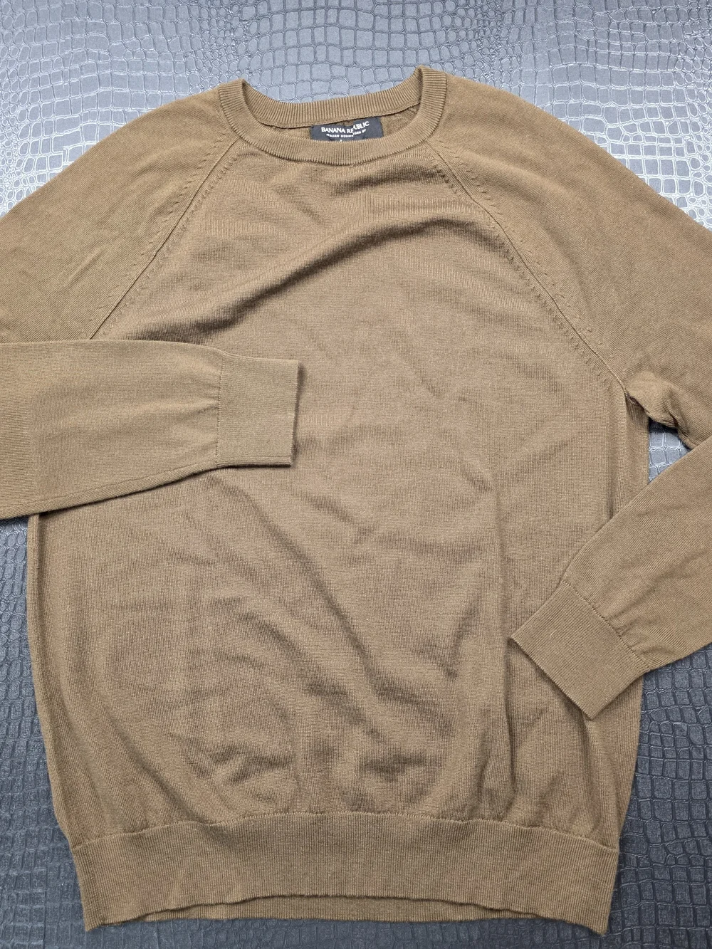 Banana Republic By Baruffa Italian Merino Wool Sweater Brown Size Large